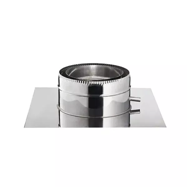 Подставка на пол дымоходная d110/180 AISI 304 0,5 мм + AISI 430 2 мм