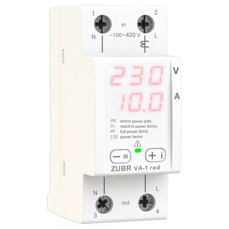 Вольтметр Zubr VА-1 red