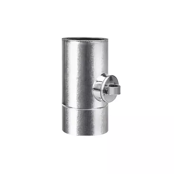 Ревизия дымоходная двустенная d120/180 нерж/оц AISI 304 0.5 мм