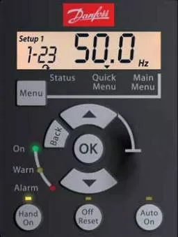 Панель управления Danfoss LCP 11 без потенциометра для MicroDrive FC 51