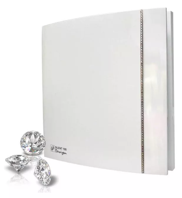 Бытовой осевой вентилятор Soler & Palau SILENT-100 CZ DESIGN SWAROVSKI