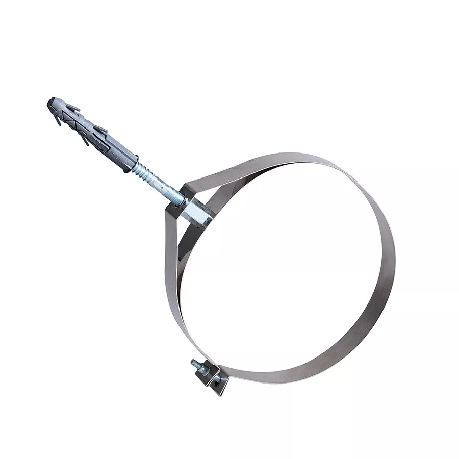 Хомут дымоходный усиленный d400 1 мм