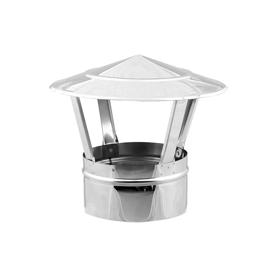 Грибок дымоходный одностенный d350 AISI 201 0,5 мм