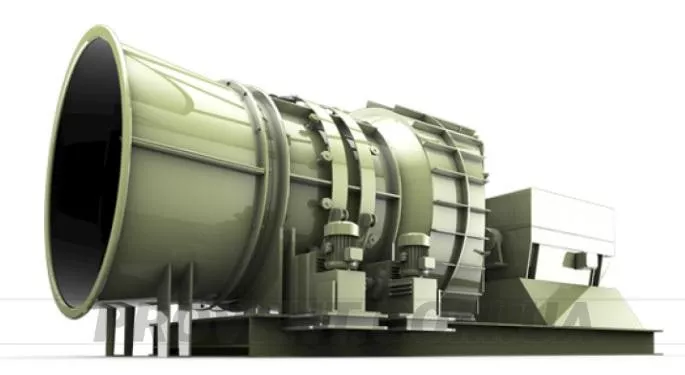 Вентилятор центробежный двустороннего всасывания для главного проветривания шахт ВЦД-2,2