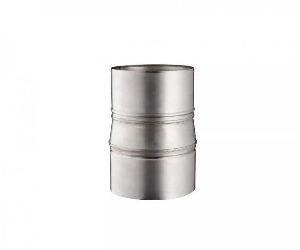 Переходник дымоходный одностенный d200 AISI 304 0,5 мм