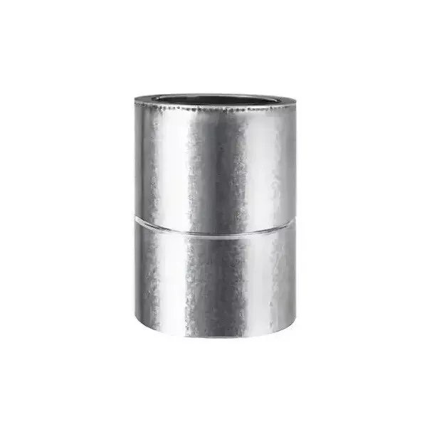 Труба дымоходная двустенная d160/220/0.25 нерж/оц AISI 304 0.5 мм