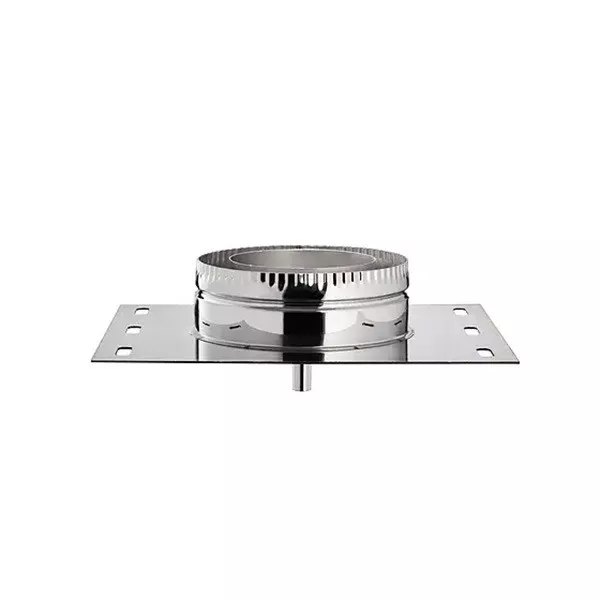 Подставка настенная дымоходная d150/220 AISI 304 0,5 мм + AISI 430 2 мм