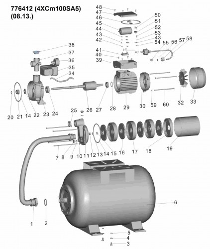 Станция LEO 0.75кВт 90л/мин