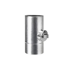 Ревізія димохідна двостінна d120/180 нерж/оц AISI 201 0.5 мм