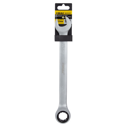 Ключ ріжково-накидний тріскачковий SIGMA 22мм
