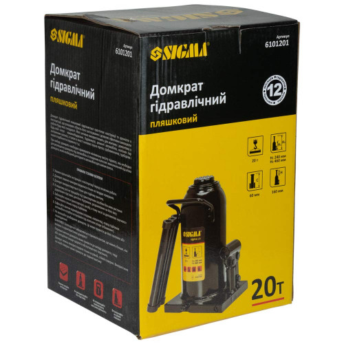 Домкрат SIGMA 20т 242-452мм