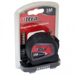 Рулетка магнитная ULTRA 3мx16мм