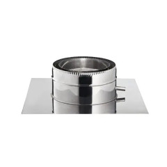Подставка на пол дымоходная d150/220 AISI 304 0,5 мм + AISI 430 2 мм