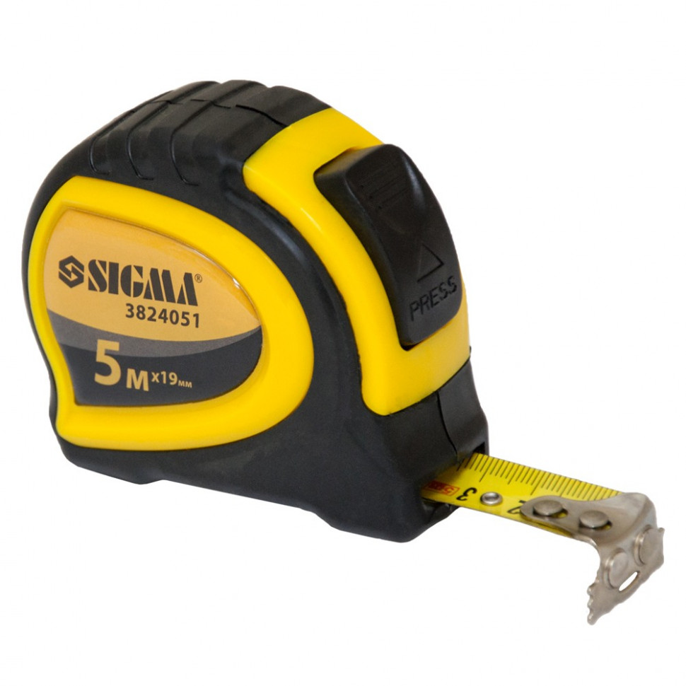 Рулетка магнитная SIGMA 5мx19мм