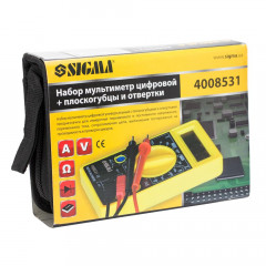 Набор мультиметр цифровой SIGMA