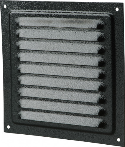 Решетка металлическая однорядная ВЕНТС МВМ 200с черный