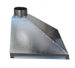 Зонт вытяжной пристенный 900x800x400 № 2