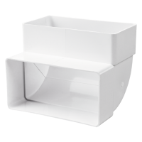 Колено 90° ВЕНТС 90*220 9292