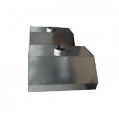 Зонт вытяжной островной 500x500x350 № 5