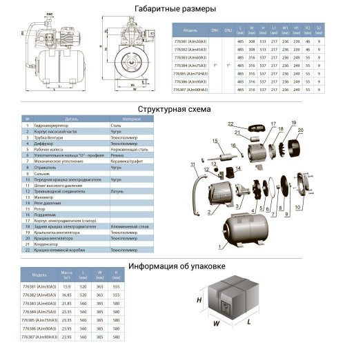 Станция LEO 3.0 0.45кВт 45л/мин