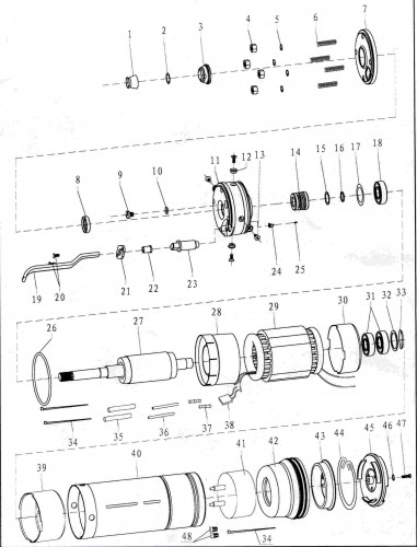 Насос центробежный DONGYIN 4SDm2/33