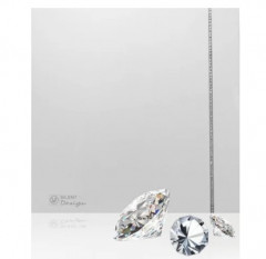 Побутовий осьовий вентилятор Soler & Palau SILENT-100 CZ SILVER DESIGN SWAROVSKI