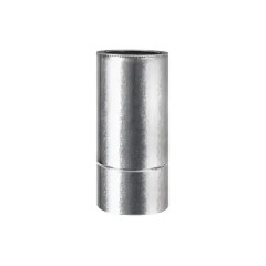 Труба димохідна двостінна d400/460/0.5 нерж/оц AISI 201 0.5 мм