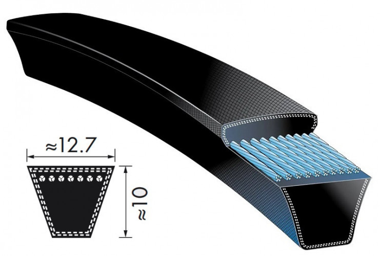 Пас клиновий Optibelt SPA 2057 Lw