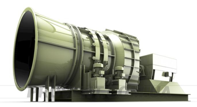 Вентилятор центробежный двустороннего всасывания для главного проветривания шахт ВЦД-31,5