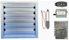 Клапан жалюзійний Турбовент ПВЖ 1100 з електроприводом