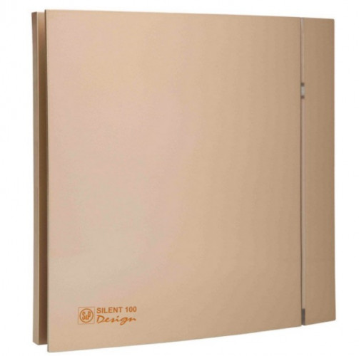 Побутовий осьовий вентилятор Soler & Palau SILENT-100 CHZ CHAMPAGNE DESIGN-4C