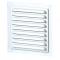 Решетка металлическая однорядная ВЕНТС МВМ 125с белый