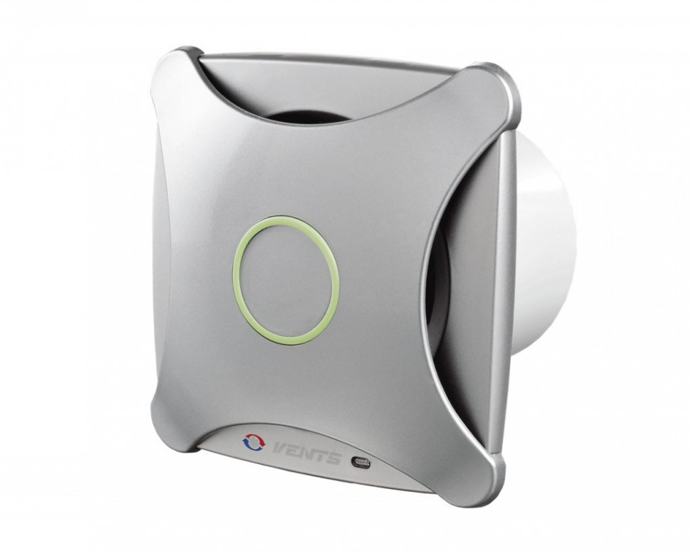 Осевой вентилятор ВЕНТС 100 Х алюминий матовый