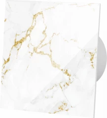 Крышка к вентилятору AirRoxy dRim Glass бело-золотой мрамор