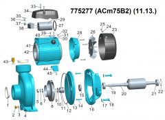 Насос центробежный LEO 3.0 ACm75B2