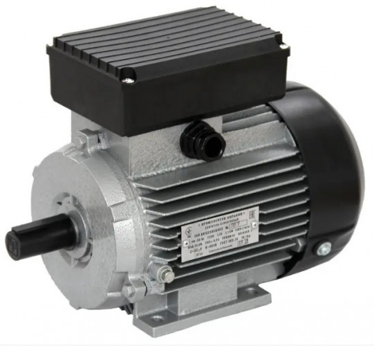 Однофазный электродвигатель АИ1Е 80 В2 1,5 кВт 3000 об/мин 1081