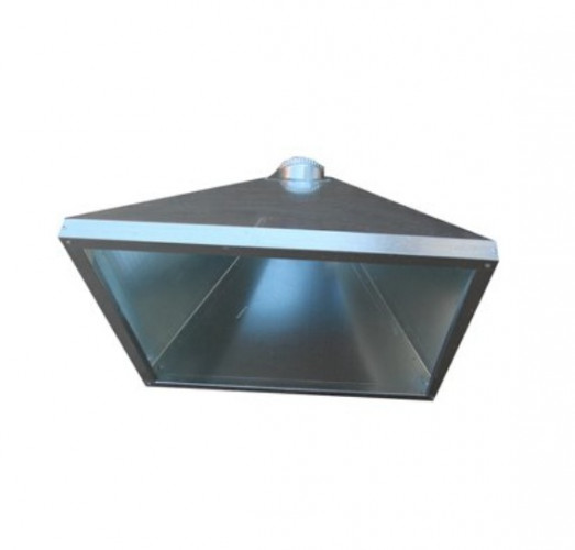 Зонт вытяжной пристенный 1300x1300x400 № 2.1