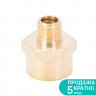 Соединение SIGMA MT 1/4" x FT 1/2" удлиненное (латунь)