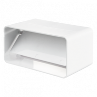 Соединитель с клапаном для плоских каналов ВЕНТС 60*204 8181