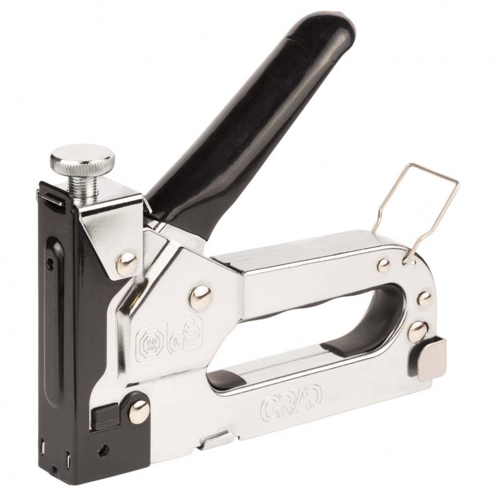 Степлер GRAD 4-14мм (хром)