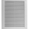 Решетка Awenta TRU12 310х150 белая